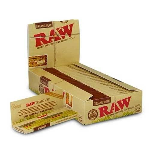 RAW ORGANIC HEMP ROLLING PAPER 24 CT | Worlds NV Distro USA