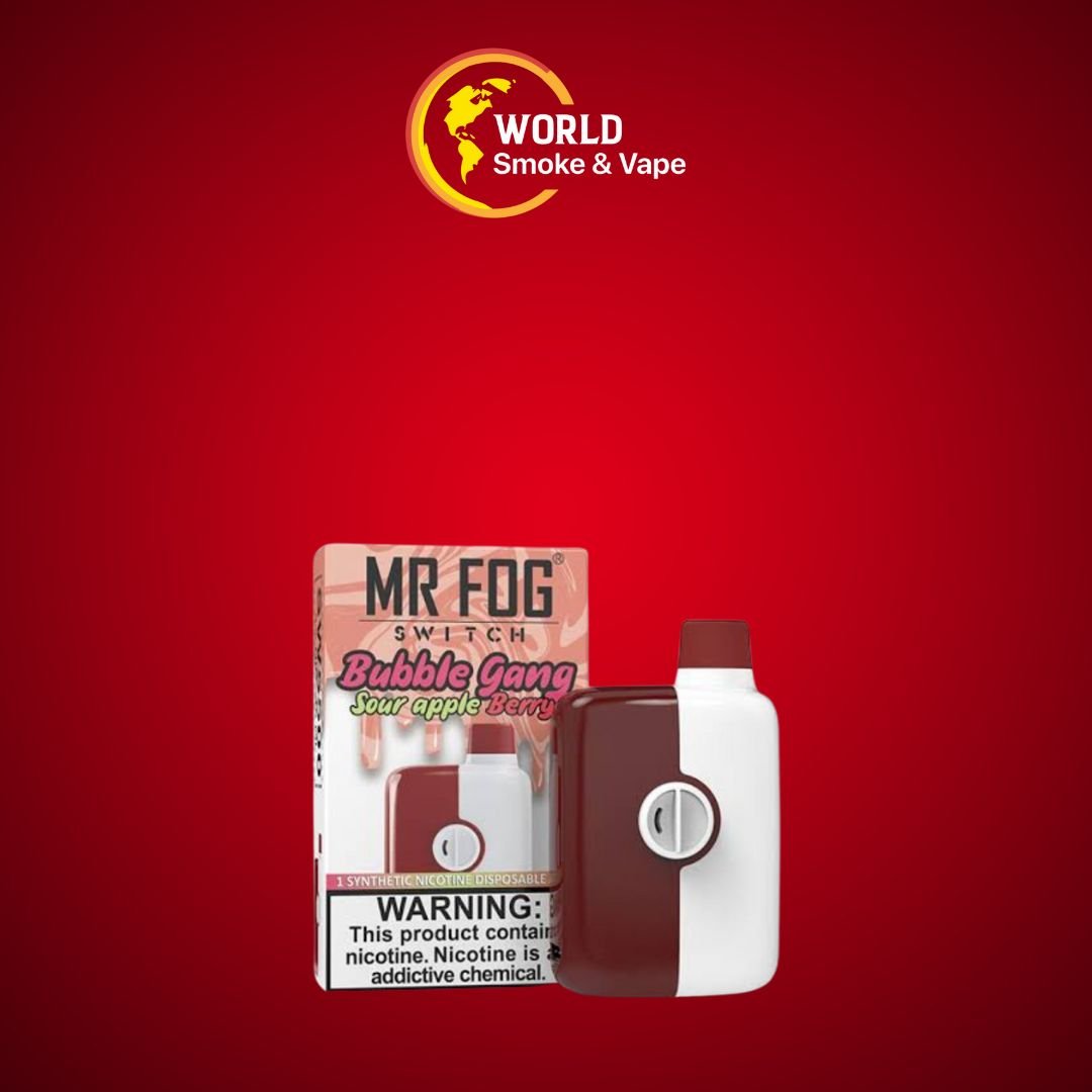 MR FOG SWITCH 5500 10PK Bubble Gang Sour Apple Berry MR FOG SWITCH 5500 10PK Bubble Gang Sour Apple Berry