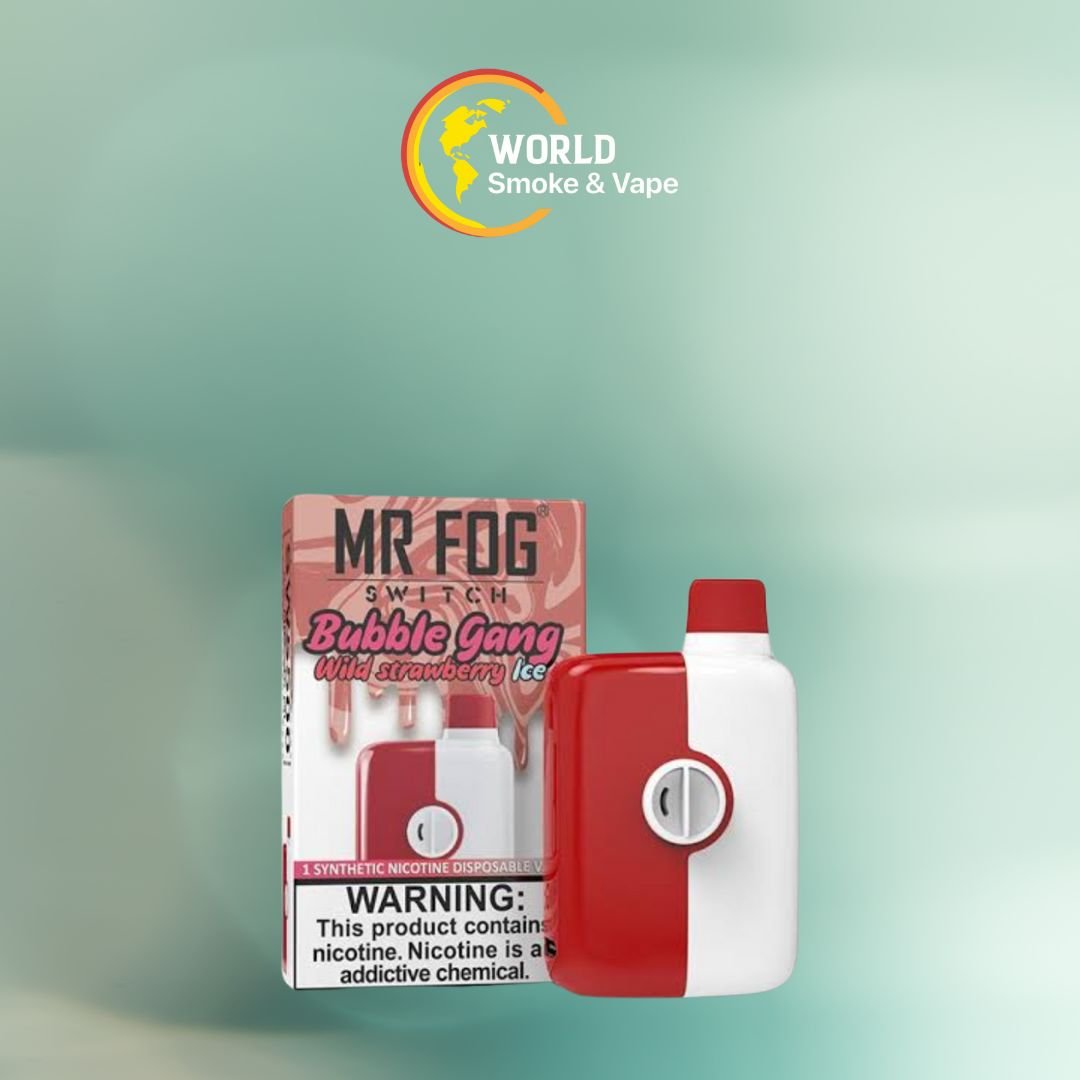 MR FOG SWITCH 5500 10PK Bubble Gang Wild Strawberry Ice MR FOG SWITCH 5500 10PK Bubble Gang Wild Strawberry Ice