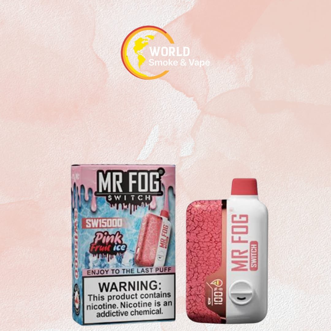 ZN – SWP25 – MR FOG SWITCH (ZERO NIC) 15K PUFFS DISP _NEW FLVRS_ – DISPLAY OF 5 – PINK FRUIT ICE ZN – SWP25 – MR FOG SWITCH (ZERO NIC) 15K PUFFS DISP _NEW FLVRS_ – DISPLAY OF 5 – PINK FRUIT ICE